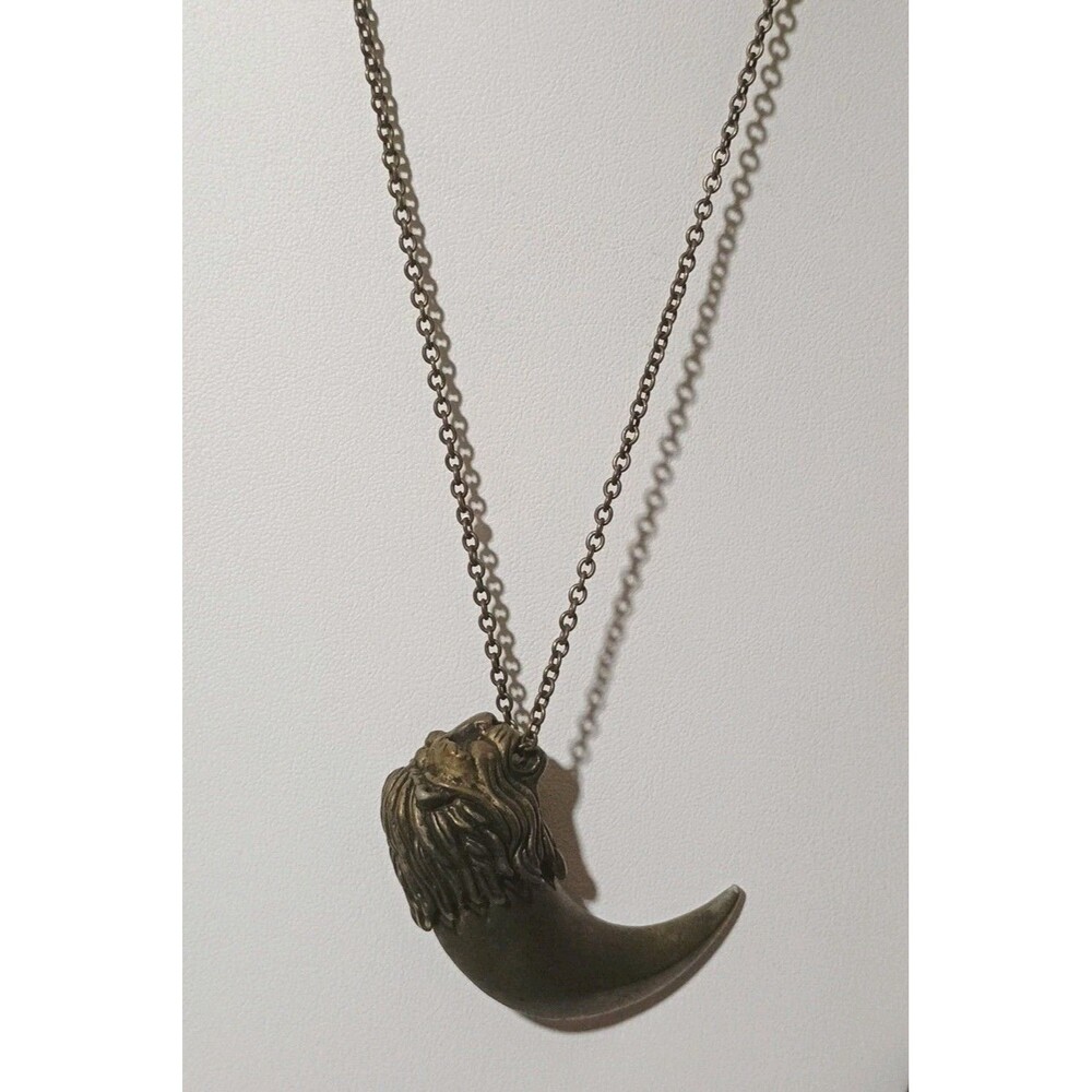 House Of Harlow 1960 Lion Head Chain Statement Necklace